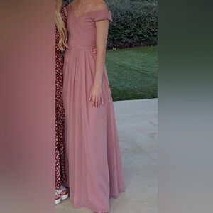 Azazie Pink Bridesmaid Dress